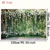 2D Natural Hanging Floral Ivy Wall Backdrop Studio Photo Prop for Spring Shoots