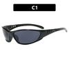 Lightweight Comfortable Durable High Quality Trendy Edgy Punk High End Designer Style Female Male Sun Glasses Hip-hop