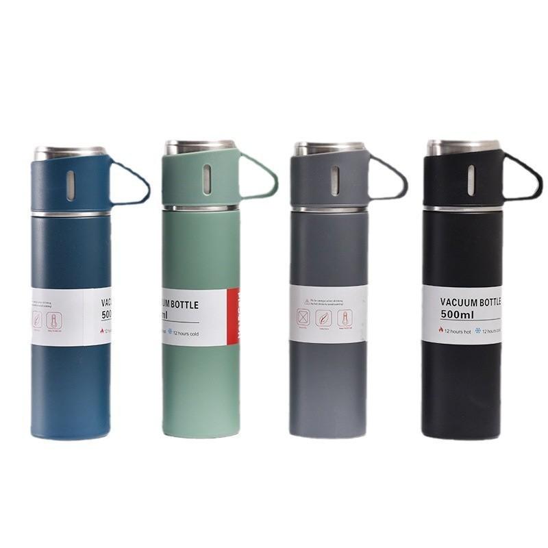 Stainless Steel Vacuum Insulated Travel Mug 500ml Business Gift Set Office Men