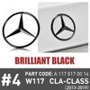 Car Original Rear Trunk Badge Stickers Decor W117 CLA180 2017 2015  CLA250 200 CLA45 2013-2019 for Mercedes-Benz AMG 2014-2019 NKT0