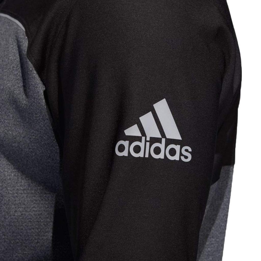 Adidas Stand Collar Comfortable Fashion Waterproof Jacket Men Jacket Black CY7449