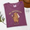 Funny Capybara Bride Shirt, Comfort Colors Bride Tee, Mrs. Unbothered Capy Graphic T-Shirt