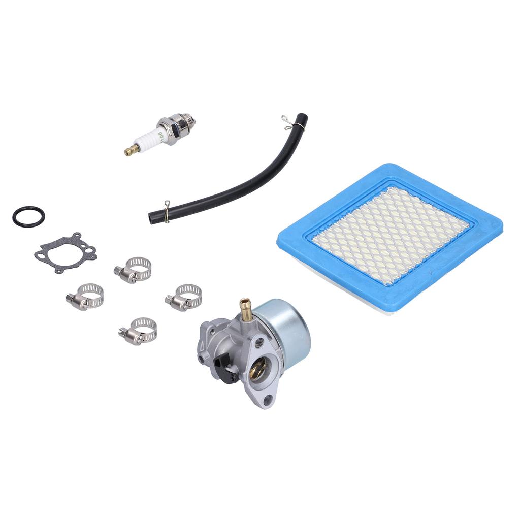 Carburetor Sparking Plug Air Filter Fuel Line Kit Lawn Mower Accessory 498170 799872 694202