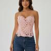 Europese Koninklijke Stijl Kanten Bustier - Lichaamsvormende Mesh Top