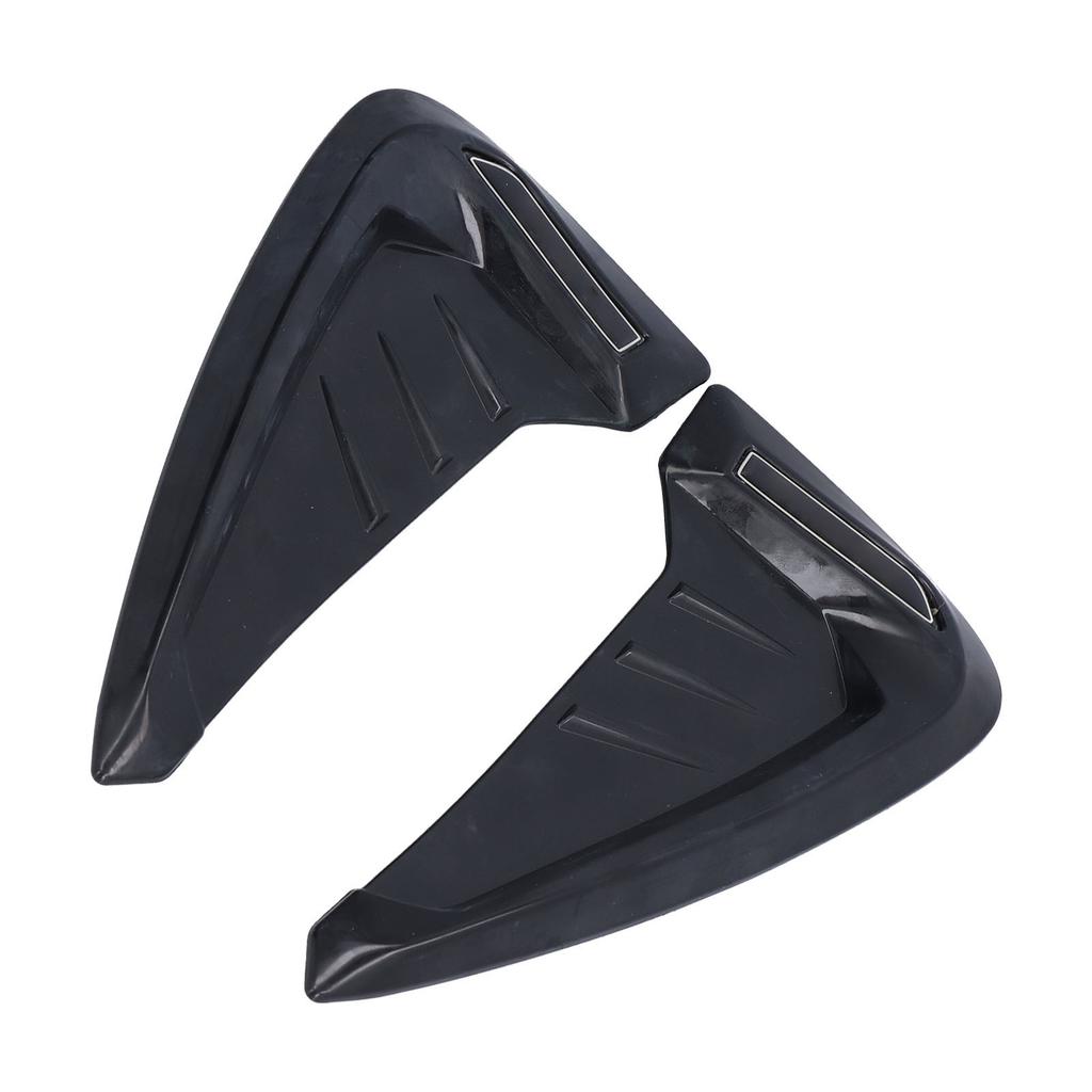 2 st Bilsida Kaross Luftintag Trimskydd Svart Universella Bildekorations Tillbehör