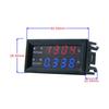 M4430 Tester Meter Capacitance Meter DC 100V 200V 10A Digital Voltmeter Ammeter LED Display Voltage Amp Meter