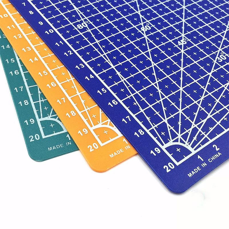 A3 A4 A5Pvc Cutting Mat Single Side Patchwork Cut Pad For Workbench Patchwork Sewing Manual Diy Knife Engraving Leather Cutting