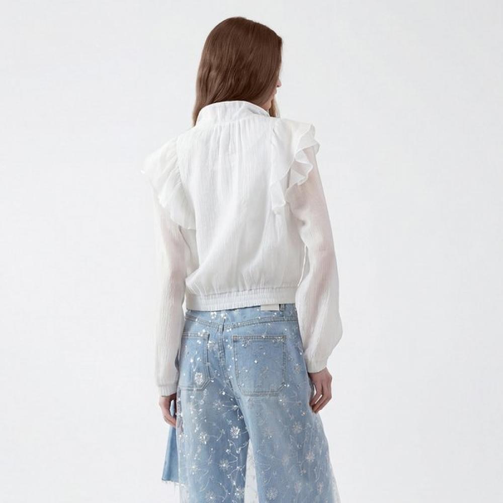 EGOIST Short Ruffle Point Jumper  Es2tz300 