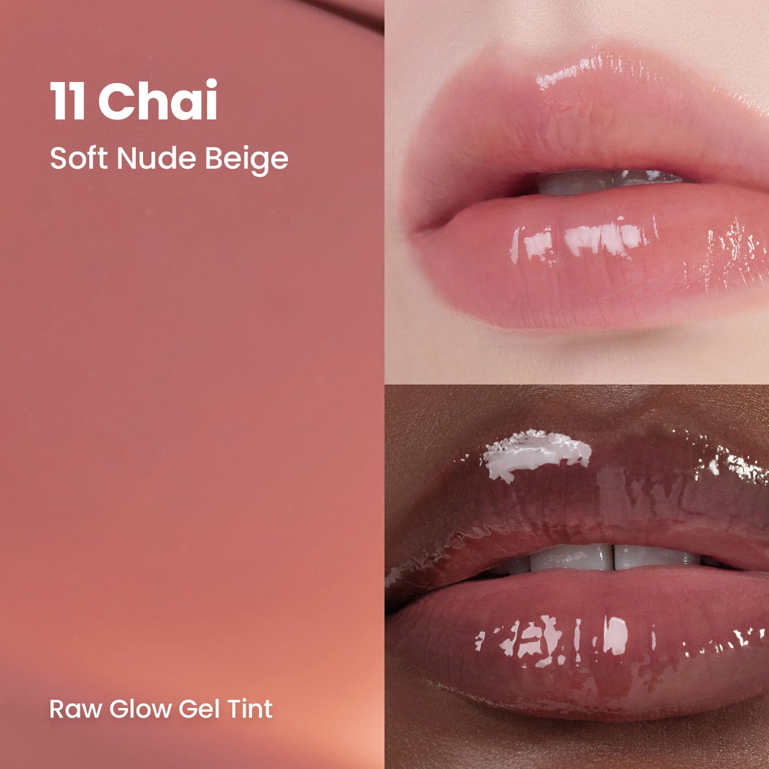 

[hince] Гелевый тинт для губ Raw Glow 4 мл 11 CHAI