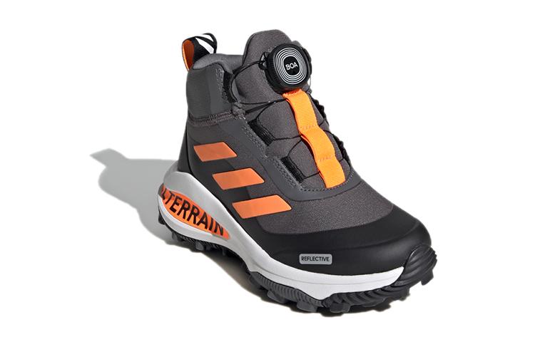 Adidas Fortarun Comfortable Boots Gray Orange Kids' FW2601