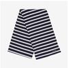 Saint James Adam Stripe Muffler 9689 Marine Ecru