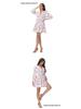 Short Lace Print Dress