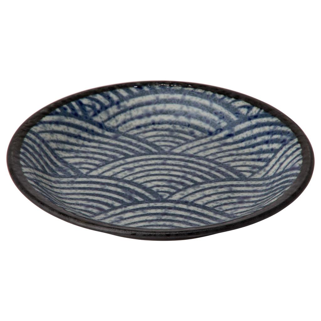 Mino Ware Qinghai Wave Edo Komon Tori Talerz W30004 - -