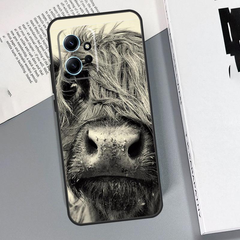 

Cute Highland Cow Case For Xiaomi Redmi Note 14 Pro 10 11 12 13 15 Pro Cover For Redmi 15 13C 12C 10C 14C 15C Redmi 13C