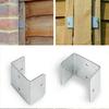 10Pcs Galvanized Steel Panel Clip   Secure Not  Corrosion multiple  Sized Windproof Fence Fasteners for Wooden Brick Posts