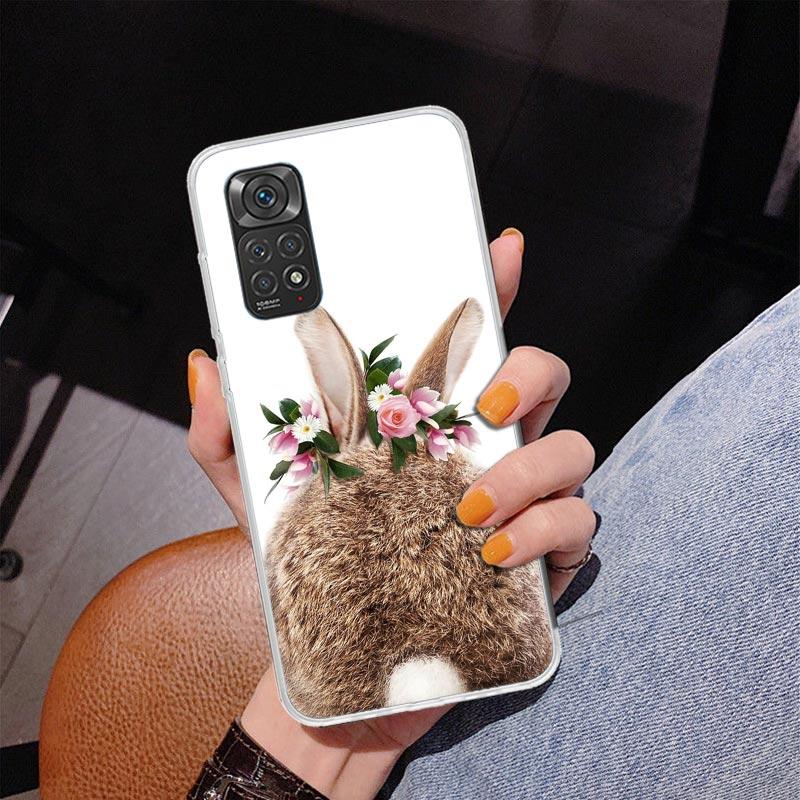 Cute Bunny Baby Rabbits Phnoe Case for Phnoe Case for Xiaomi Redmi Note 15 14 14S 13 Pro Plus 12 12S 11S 11E 10S 10 11T 5G Uniqu