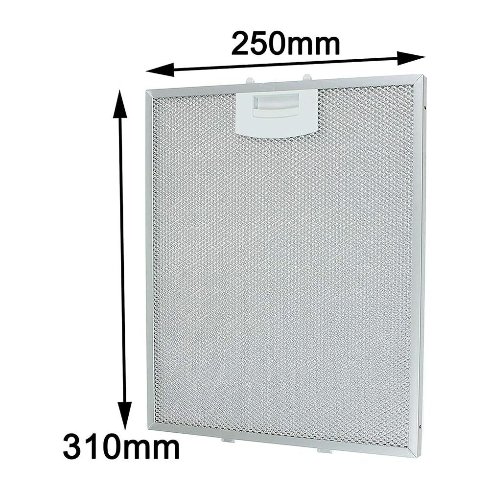 Cooker Hood Filters Range Hood Exhaust Suction Metal Grease Filter 250 X 310mm Metal Mesh Extractor Vent Filter Range Hood Acces