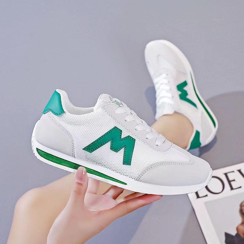 Fashion 2024 Tennis Shoes Round Head Deep Mouth Sneakers Light Versatile Breathable Cross Lace Casual Sports White Shoes Forrest Gump