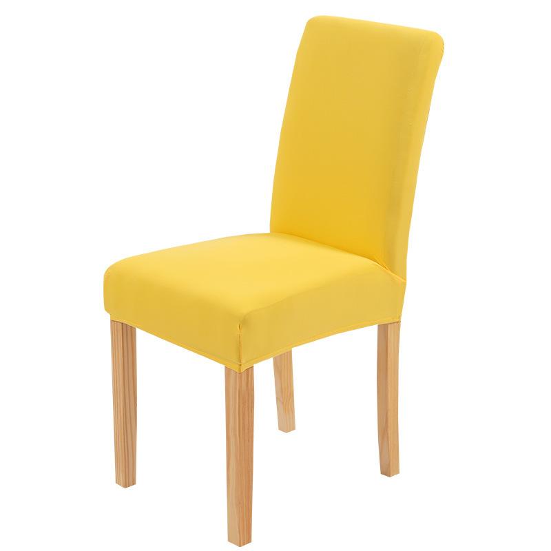 

Чехол на стул Бытовой Полупакет Цельный Однотонный Простой Полированный Чехол на обеденный стул Отель Дом Пылезащитный чехол 39*6*50