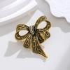 Trendy Female Crystal Bowknot Brooch Luxury Jewelry Brooches for Women Charm Pin Dress Coat Accessories Corsage