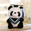 Dr. Panda doll graduation bear kindergarten gift doll Dr. Bear plush toy