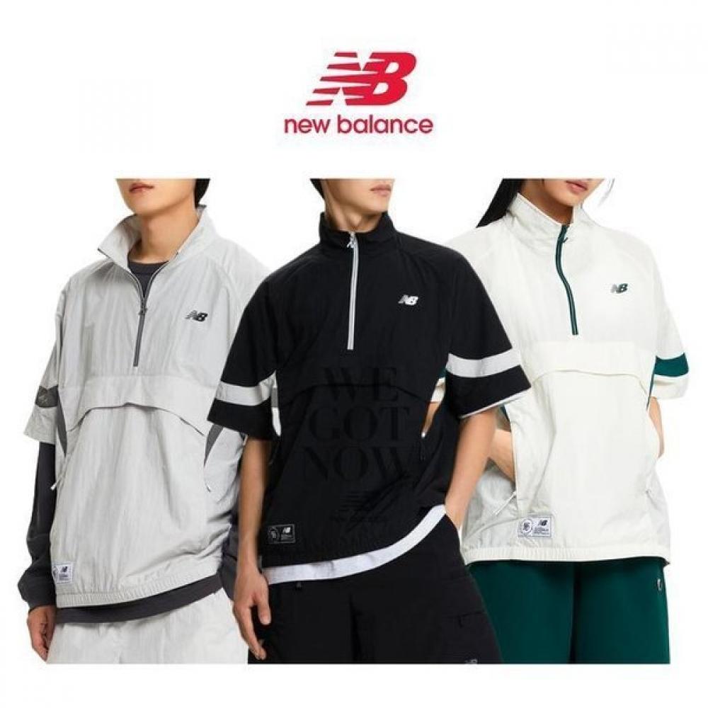 

New Balance Uni Nbsc Short Sleeve Anorak Nbnae22513 black/90 (S)