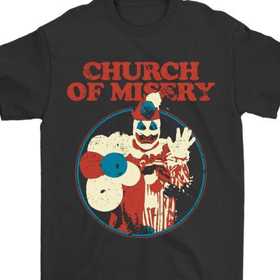 Church of Misery Band Black Tshirt Short Sleeve S To 45XL Unisex T-Shirt