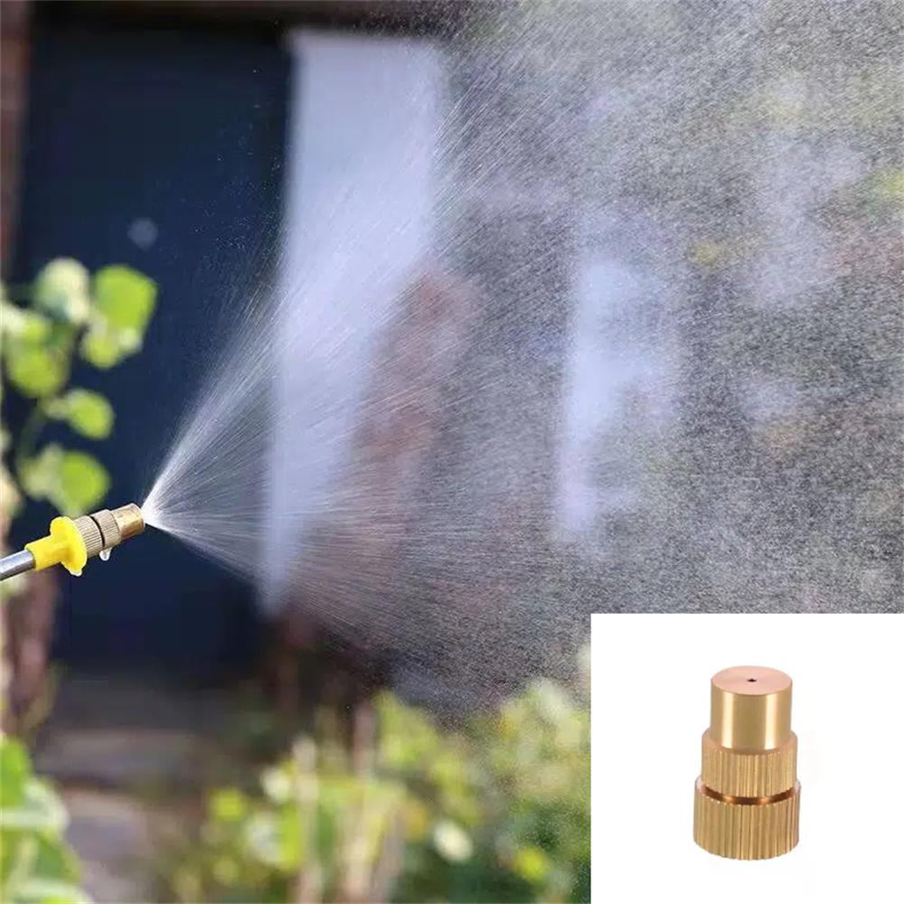 Mini Agricultural Copper Atomizing Nozzle Spraying End For Pressure Electric Sprayer Farming Garden Pesticide Spray Accessories