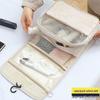 2023 Travel Hook Wash Bag with Wet/Dry Separation and Large Capacity Makeup Storage