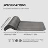 SEAMETAL Car Seat Leg Support Extension Suede Universal Auto Seat Extender Leg Cushion For Driver Memory Foam Seat Padding Mat Cover
