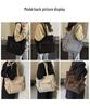 Corduroy Large Capacity Women's Shoulder Tote - Versatile for College & Commute