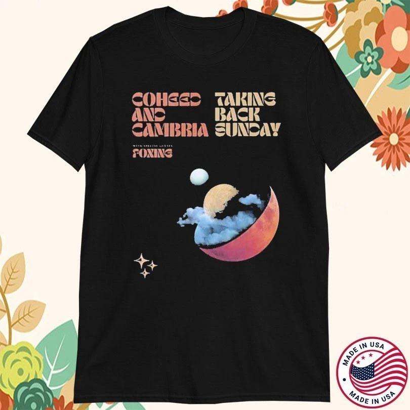 Coheed And Cambria Taking Back Sunday With Foxing Summer Tour S-5XL Shirt TR677