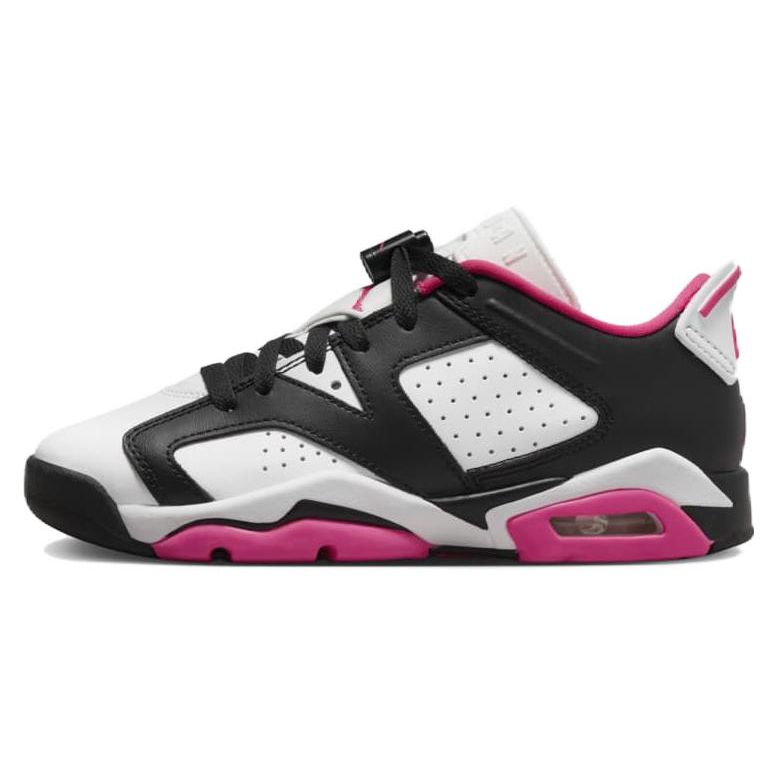 Кроссовки Air Jordan 6 Retro Low GS Fierce Pink Kids Белый Черный 768878-061 36.5