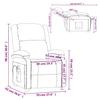 Massage Chair Burgundy Velvet