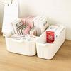 Multi-functional Cabinet Organizer Plastic Storage Box With Handle Large Capacity Storage Organization Sundries Storage Basket