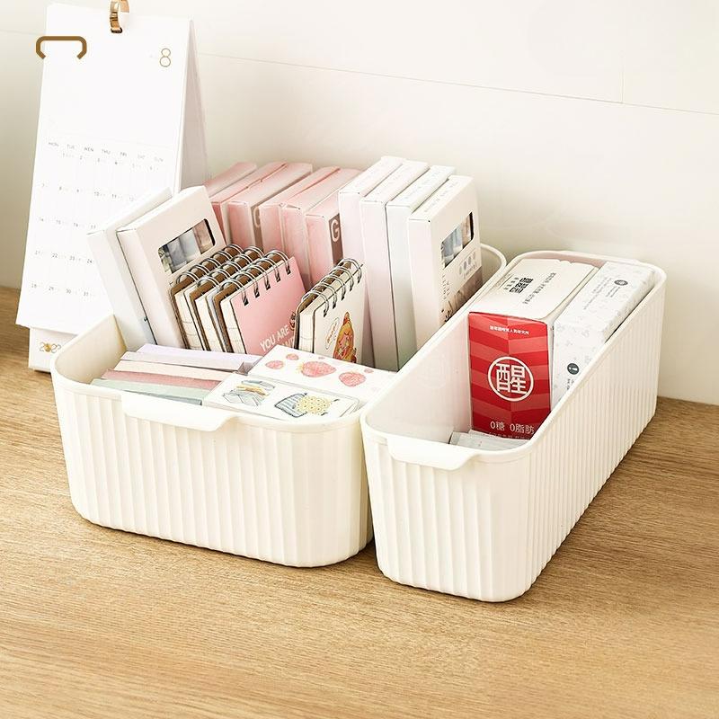 Multi-functional Cabinet Organizer Plastic Storage Box With Handle Large Capacity Storage Organization Sundries Storage Basket