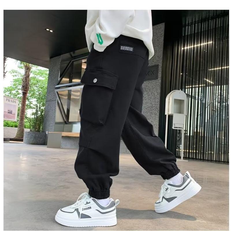 Boys' Autumn Cargo Pants 2025 - Streetwear Style for Kids