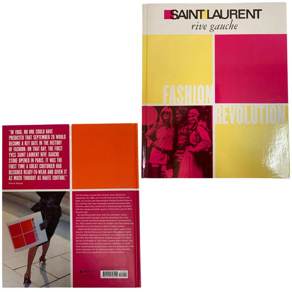 [USED] SAINT LAURENT Rive Gauche FASHION Collection Book