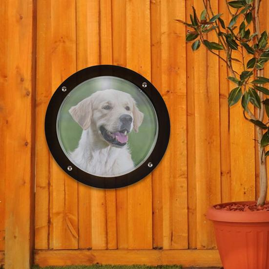 Durable Acrylic Fence Window Upgrade Pet's View Transparent Wide Application Pet Fence Window Dogs Accessories