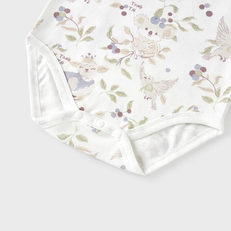 TONGTAI Baby Pure Cotton Long Sleeve Bodysuit