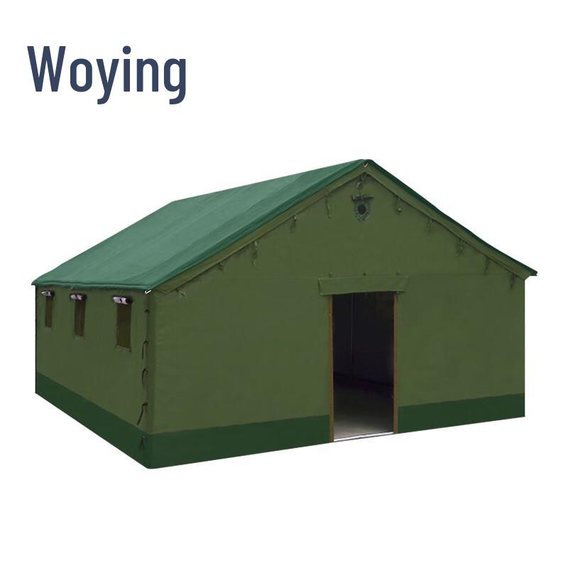 Woying Canvas Round Tube Construction Tent