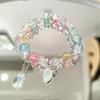 Silver Double Ring Blessing Bracelet: Sleek Ins Style, Niche Design, High-End Women's Accessory