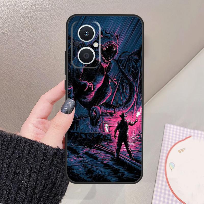 Jurassic Dinosaur Funda For OPPO Reno 14 10 11 12 13 Pro 12F 11F 13F 14F 7 8 Lite OPPO Find X9 X8 X6 Pro Case