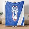 Cardiff Fc Crest Flannel Blanket, Soft Polyester, Modern Design, All-Season for Camping, Travel, Gifts for Holidays or Birthdays