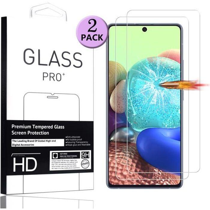 Film de Protection - Samsung - Galaxy A51 5G - Verre Trempé - 2 PC - Résistant aux Rayures