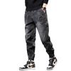American Retro Heavy Tooling Jeans Men's Autumn New High-end Versatile Tied Feet Harlan Pants Men's Trendy Brand