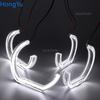 Anneaux Halo Yeux d'Ange LED Ultra Lumineux, Excellent Style DTM, pour BMW E60 E61 520i 525i 530i 540i 545i cape i M5 Pre LCI 2003-2010