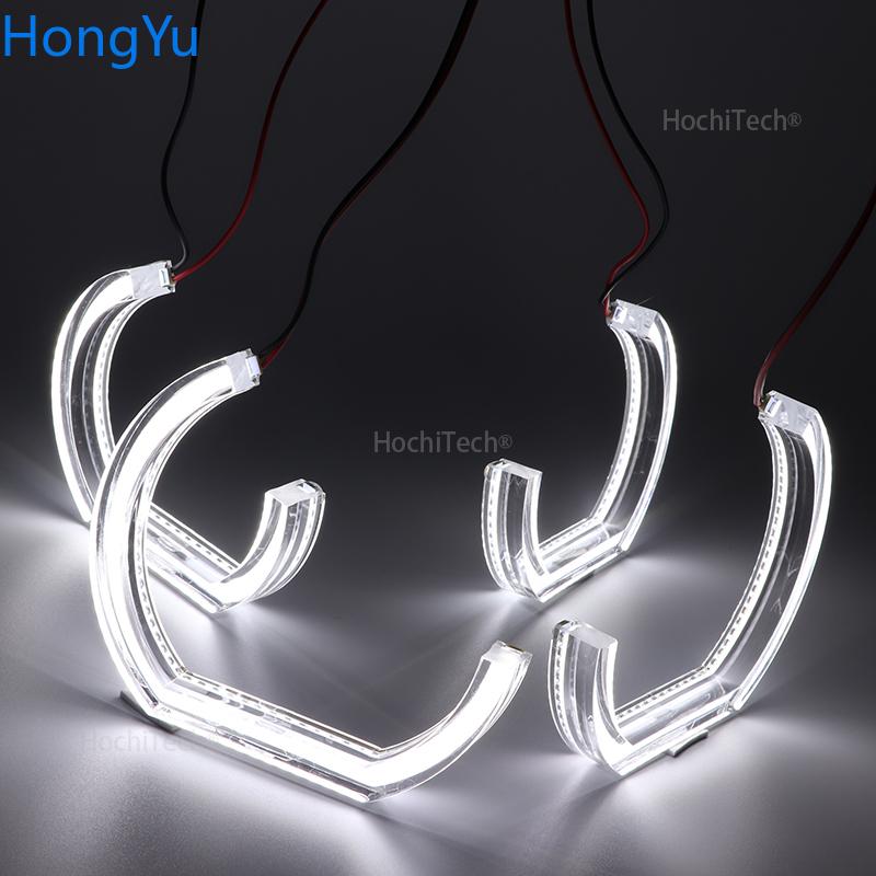 Anneaux Halo Yeux d'Ange LED Ultra Lumineux, Excellent Style DTM, pour BMW E60 E61 520i 525i 530i 540i 545i cape i M5 Pre LCI 2003-2010