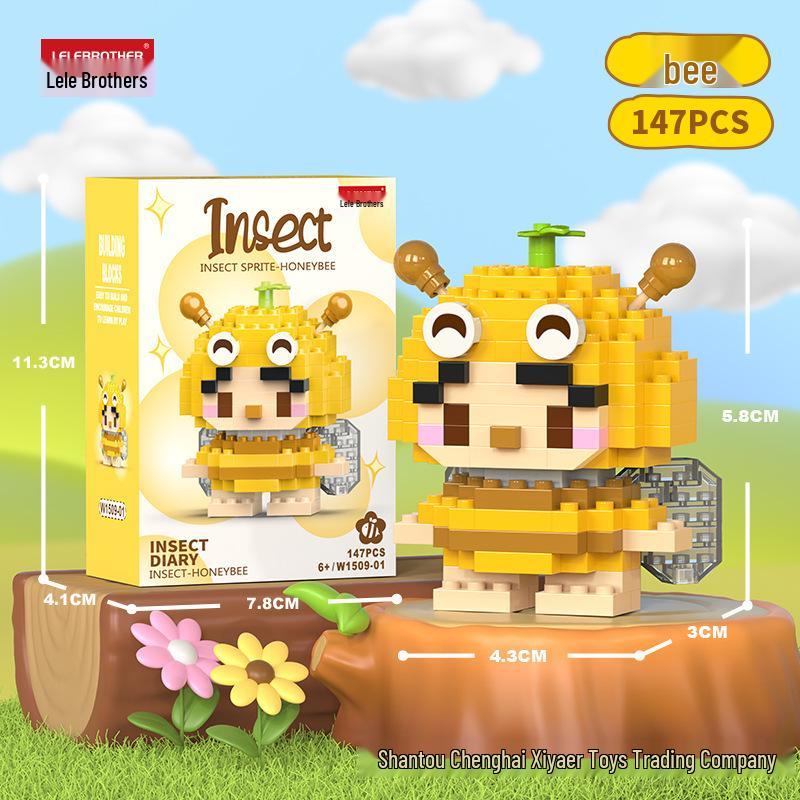 Compatible Lego Micro Building Block Cartoon Figurines - Children's Educational Desktop Toys