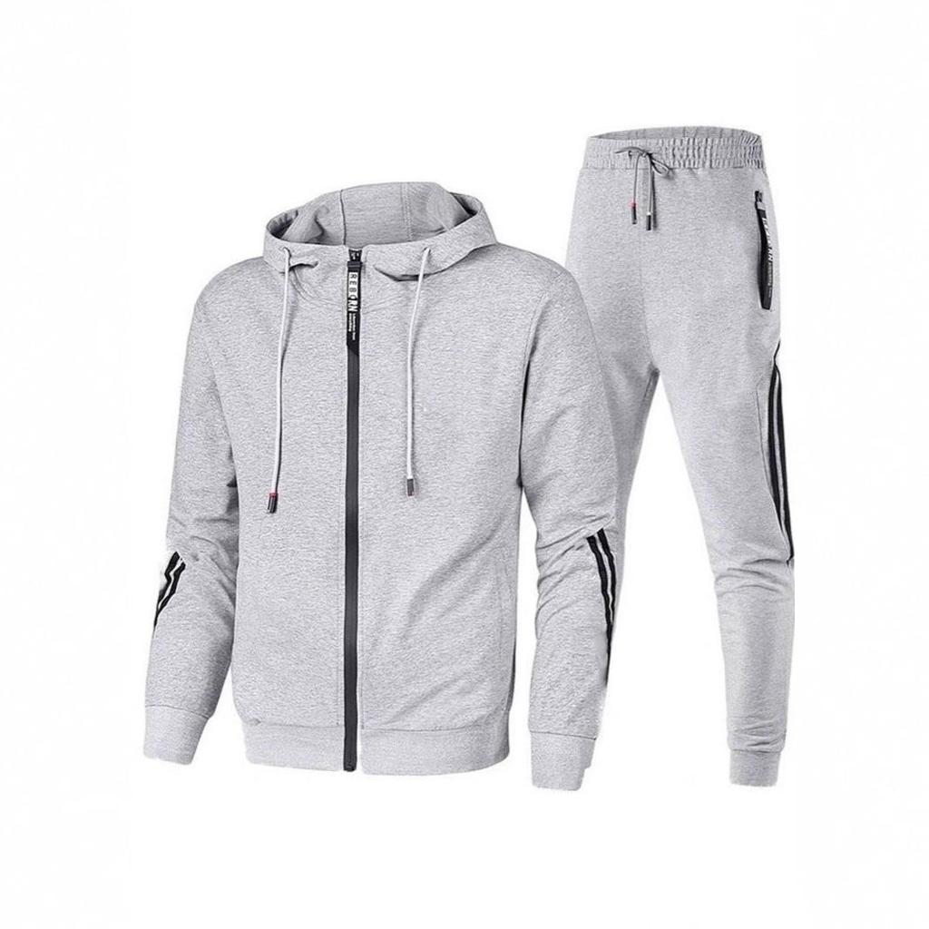 2023 Men's and Women's Hooded Fitness Sportswear Set - Casual Autumn Running Gear